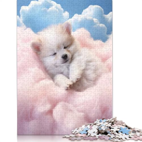 Puppy Dreamland Puzzle für Erwachsene und Jugendliche, 1000 Teile, Puzzle für Erwachsene, nachhaltige Puzzlespiele, 1000 Teile (38 x 26 cm) von QBIREX