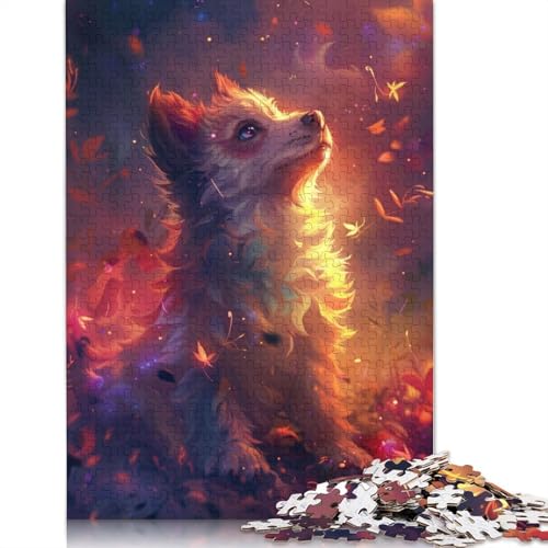 Puppy Puzzles 1000 Teile Schwer Puzzle Spielzeug Pädagogisches Spiel Impossible Herausforderungsspielzeug Für Erwachsene Und Kinder in Bewährter 1000pcs (75x50cm) von QBIREX