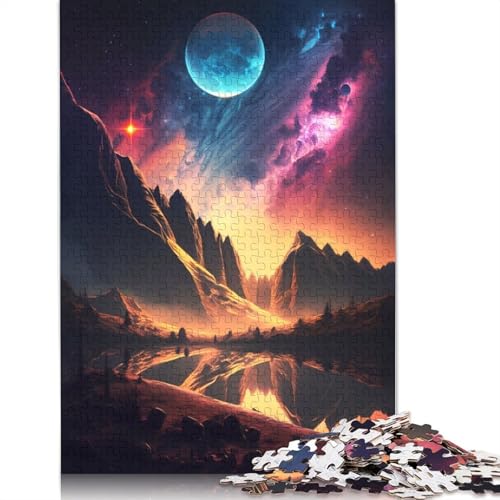 Puzzle, 1000 Teile, Weltraumforschung für Erwachsene, pädagogisches Spiel, Lernspielzeug, Geschenke, 75 x 50 cm von QBIREX