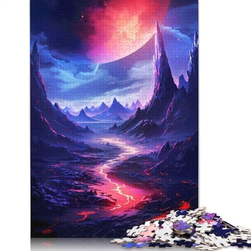 Puzzle, 1000 Teile, himmlische Traumlandschaft, Puzzle für Erwachsene, pädagogisches Spiel, Lernspielzeug, Geschenke, 75 x 50 cm Puzzle, 1000 Teile, himmlische Traumlandschaft, Puzzle für Erwachsene, pädagogisches Spiel, Lernspielzeug, Geschenke, 75 x 50 cm von QBIREX