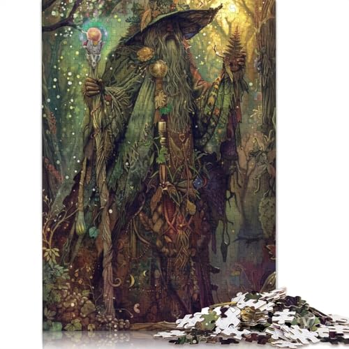 Puzzle „Magie der Natur“, 100% recycelter Karton, für Jungen oder Mädchen, 1000 Teile (75 x 50 cm) von QBIREX