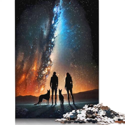 Puzzle für Erwachsene, 1000 Teile, Galaxy Pathfinders Puzzle für Erwachsene, anspruchsvolles Spiel (38 x 26 cm) von QBIREX