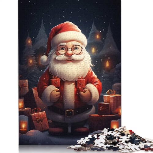 Puzzle für Erwachsene, 1000 Teile, Geschenk, Weihnachtsmann-Spektakel, Puzzle für Erwachsene, Lernspiel, Herausforderungsspielzeug, 1000 Teile (75 x 50 cm) von QBIREX