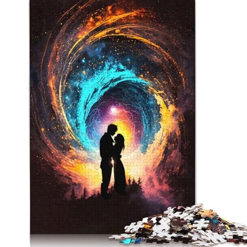 Puzzle für Erwachsene, 1000 Teile, Romance of The Galaxy Puzzle, Interaktion mit Familienmitgliedern (75 x 50 cm) von QBIREX