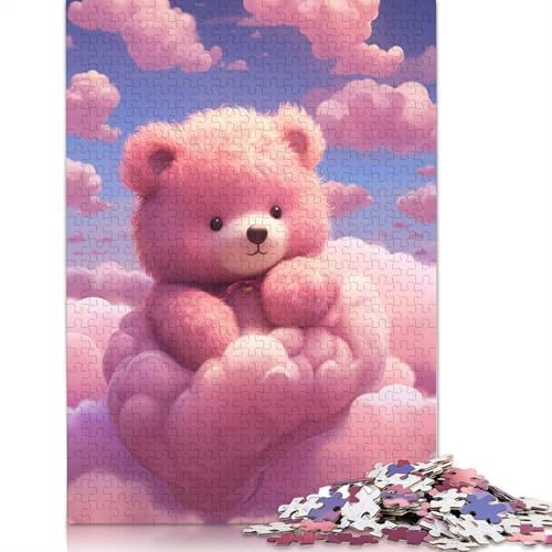 Puzzle für Erwachsene, 1000 Teile, Teddy im Traumland, Puzzle, Puzzles für Erwachsene, Lernspiel, Herausforderungsspielzeug, 1000 Teile (75 x 50 cm) von QBIREX