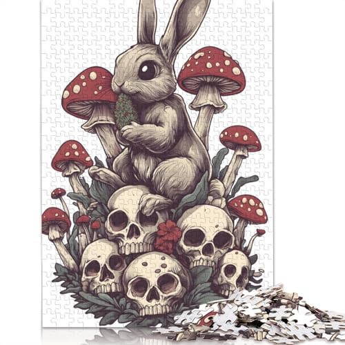 Puzzle für Erwachsene, Kaninchen, Best Art, 1500-teiliges Puzzle, Holzpuzzle für Erwachsene und ab 18 Jahren, Familienaktivität, 1500 Teile (85 x 57 cm) von QBIREX