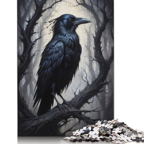 Puzzle für Erwachsene, Rabenbarsch, 1500 Teile, Holzpuzzle für Erwachsene und ab 18 Jahren, Familienaktivität, 1500 Teile (85 x 57 cm) von QBIREX