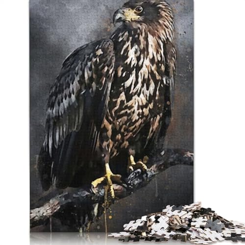 Puzzle für Erwachsene, Seeadler, 520-teiliges Puzzle, Holzpuzzle für Erwachsene und ab 18 Jahren, tolle Geschenke zu Weihnachten, 520 Teile (52 x 38 cm) von QBIREX