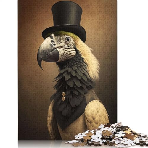 Puzzle für Erwachsene, Tier-Puzzle, 1000 Teile, Holzpuzzle für Erwachsene und ab 18 Jahren, tolle Geschenke zu Weihnachten, 1000 Teile (75 x 50 cm) von QBIREX