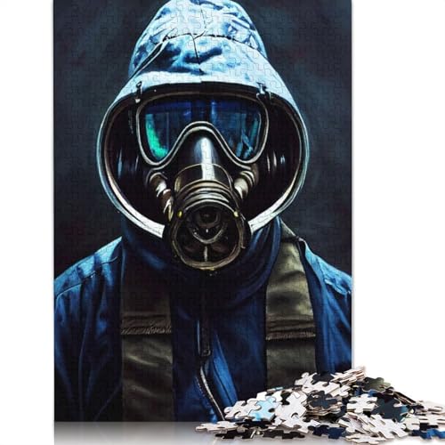 Puzzle für Erwachsene, Warnvirus, 1500-teiliges Puzzle, Holzpuzzle für Erwachsene und ab 18 Jahren, Spiele, Spielzeug, Geschenk, 1500 Teile (85 x 57 cm) von QBIREX