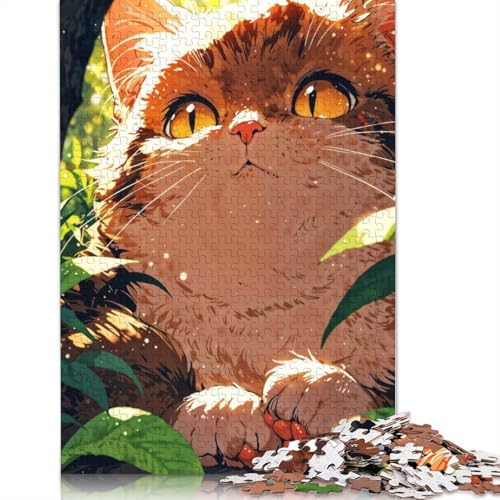 Puzzle für Erwachsene „Serenity in The Glade“, 520-teiliges Puzzle, Holzpuzzle für Erwachsene und ab 18 Jahren, Spiele, Spielzeug, Geschenk, 520 Teile (52 x 38 cm) von QBIREX