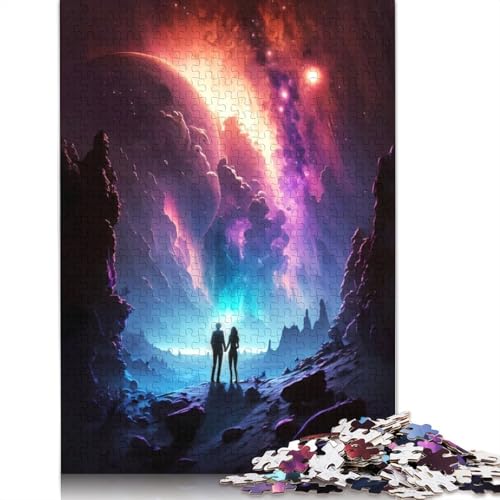 Puzzle mit 1000 Teilen für Liebhaber des himmlischen Nebels, Puzzle für Erwachsene, pädagogisches Spiel, Lernspielzeug, Geschenke, 38 x 26 cm von QBIREX