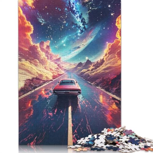 Puzzle mit 1500 Teilen, galaktische Weltraumautobahn, für Erwachsene, Lernspiele für Zuhause, Bastelspielzeug (85 x 57 cm) von QBIREX