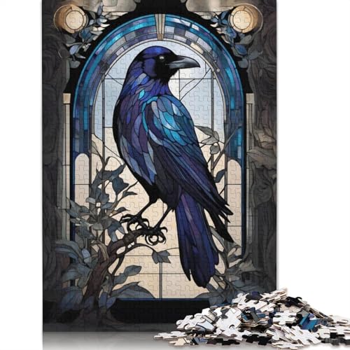 Raben-Tierpuzzle für Erwachsene, Lernspiel, Puzzle-Geschenke für Kinder ab 12 Jahren, 1000 Teile (75 x 50 cm) von QBIREX