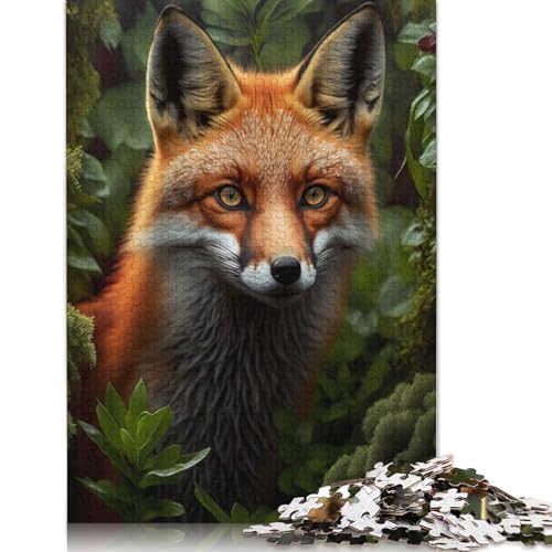 Red Fox 1500 Puzzles für Erwachsene, Stressabbau, Puzzlespiele für Erwachsene, für Erwachsene und Kinder, 1500 Teile (85 x 57 cm) von QBIREX