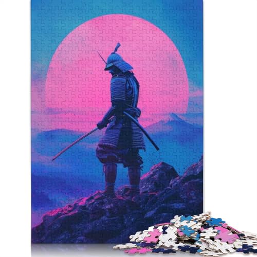 Retro-Krieger-Puzzle, Relax-Challenge-Spielzeug, Premium-Karton-Puzzle für Erwachsene und Kinder, 1000 Teile (75 x 50 cm) von QBIREX
