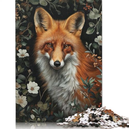 Rotfuchs im Garten, Puzzle für Erwachsene ab 18 Jahren, Upe Lernspiele, Puzzle für Erwachsene und Kinder, 520 Teile (52 x 38 cm) von QBIREX