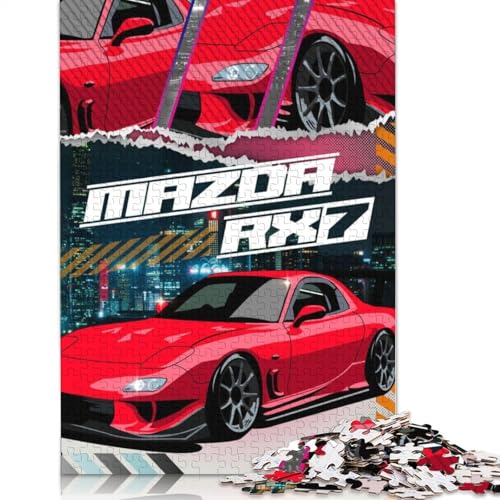 Rx7 Puzzles 1000 Teile Schwer Puzzle Spielzeug Lernspiel Impossible Herausforderungsspielzeug Für Erwachsene Und Kinder in Bewährter 1000pcs (38x26cm) von QBIREX