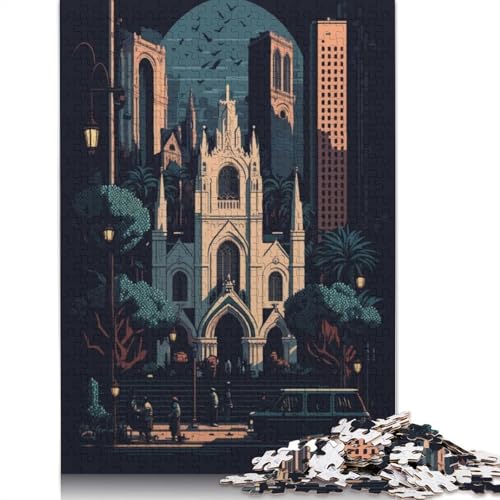 Sacrament Pixel Art Puzzle 1000 Teile Schwer Puzzle Spielzeug Lernspiel Impossible Herausforderung Spielzeug Für Erwachsene Und Kinder Ab 12 Jahren 1000pcs (75x50cm) von QBIREX