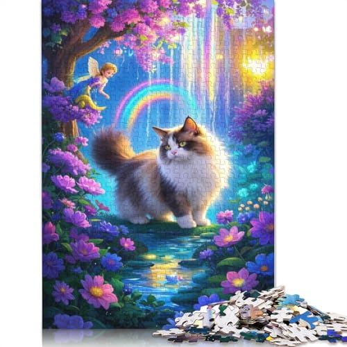 Sacré De Birmanie Puzzle, Lernspiele, Familienaktivitäten, Premium-Karton-Puzzle für Frauen und Männer, Geschenk, 1000 Teile (75 x 50 cm) von QBIREX