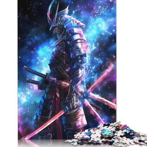 Samurai-Krieger im Weltraum, 1000-teiliges Puzzle, interessanter Stressabbau, Beste Puzzles für Kinder ab 12 Jahren, 1000 Teile (75 x 50 cm) von QBIREX