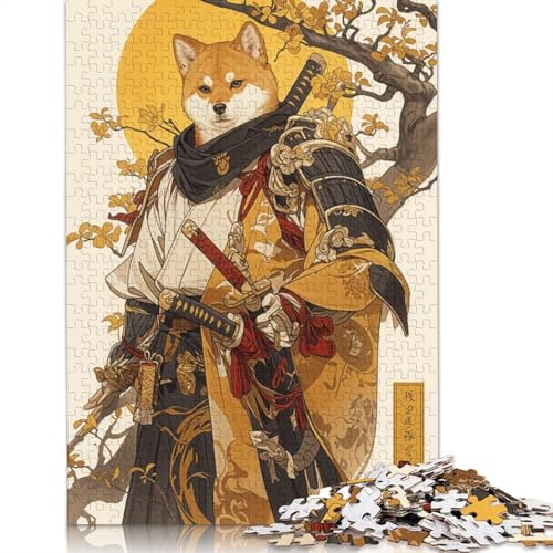 Samurai Shiba Puzzle 520 Teile Schwer Puzzle Spielzeug Lernspiel Impossible Herausforderungsspielzeug Für Erwachsene Kinder 520pcs (52x38cm) von QBIREX