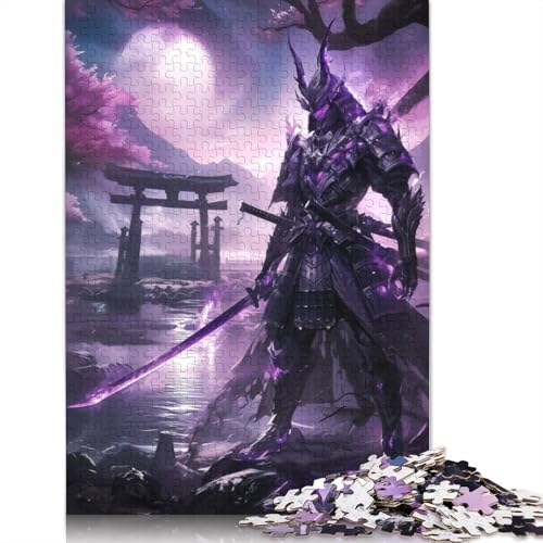 Samurai am Torii-Tor, Puzzle für Erwachsene, freundliche Materialien, schwierige Puzzles für Erwachsene und Teenager, 1000 Teile (75 x 50 cm) von QBIREX