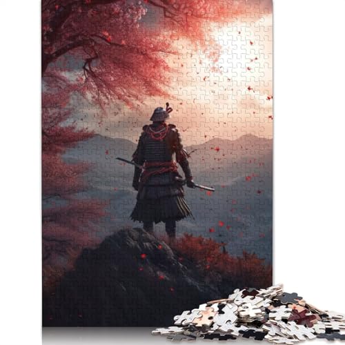 Samurai in den Bergen, Puzzle für Erwachsene, Lernspiel, Puzzle-Geschenke für Kinder ab 12 Jahren, 1000 Teile (75 x 50 cm) von QBIREX