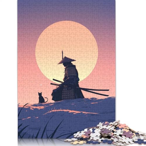 Samurai und Freund, 1500-teiliges Puzzle, interessanter Stressabbau, Beste Puzzles für Kinder ab 12 Jahren, 1500 Teile (85 x 57 cm) von QBIREX