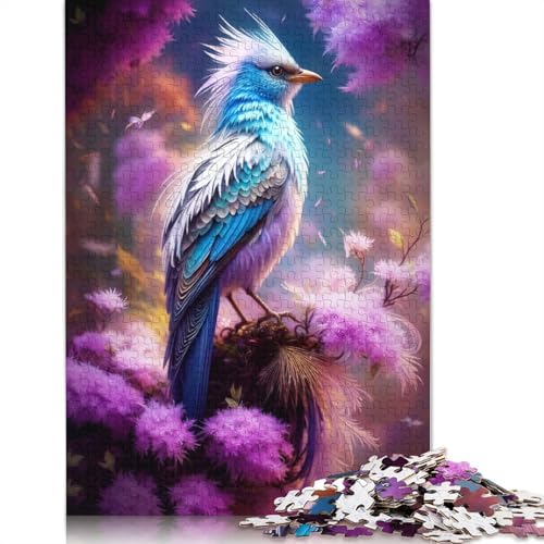 Schönes Vogel-Puzzle, lustige Aktivität für zu Hause, hochwertiges Karton-Puzzle für Erwachsene, Teenager, Vatertagsgeschenk, 1000 Teile (75 x 50 cm) von QBIREX
