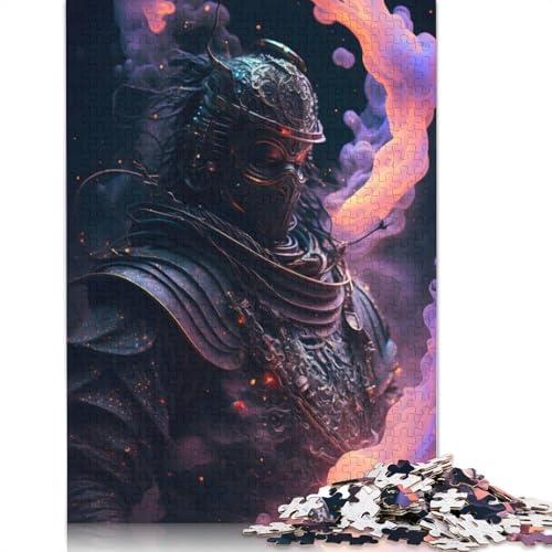 Schwertkämpfer-Puzzle, 100% recycelter Karton, 100% recycelter Karton, Puzzle für Jungen oder Mädchen, 1000 Teile (26 x 38 cm) von QBIREX