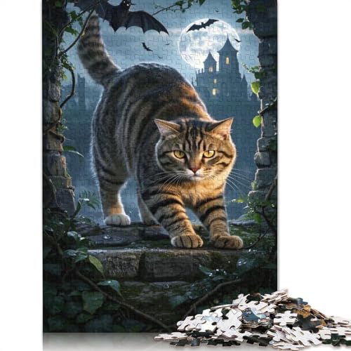 Scottish Fold Puzzle 1000 Teile Schwer Puzzle Spielzeug Lernspiel Impossible Herausforderung Spielzeug Für Erwachsene Kinder 1000pcs (38x26cm) von QBIREX