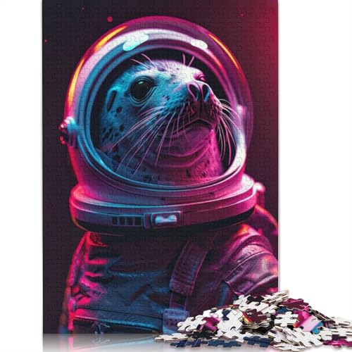 Seal Puzzle 1000-teilige Schwer Puzzle Spielzeug Lernspiel Impossible Herausforderungsspielzeug Für Erwachsene Und Kinder Ab 14 Jahren 1000pcs (75x50cm) von QBIREX