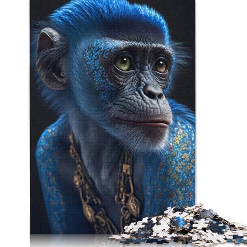 Seltenes Puzzle, rechteckiges Holzbrett-Puzzle, Geschenk für Kinder ab 12 Jahren, 1000 Teile (75 x 50 cm) von QBIREX