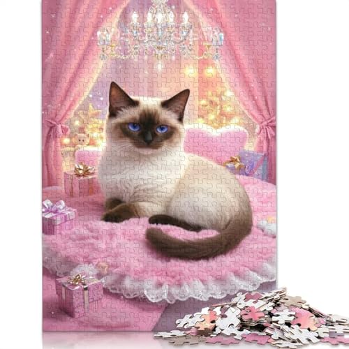 Siamois Puzzle, kreative Spiele, 100% recycelter Karton, Puzzle für Erwachsene, 1000 Teile (75 x 50 cm) von QBIREX