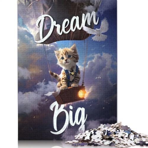 Skyward Dreams Puzzle, 100% recycelter Karton, Jungen oder Mädchen, 1000 Teile (26 x 38 cm) von QBIREX