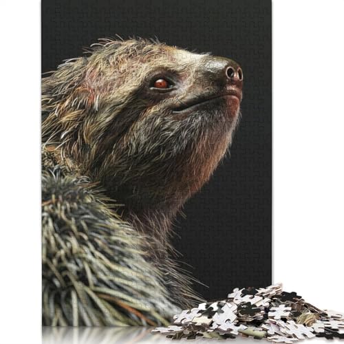 Sloth Puzzles 1500 Teile Schwer Puzzle Spielzeug Pädagogisches Spiel Impossible Herausforderung Spielzeug Für Erwachsene Kinder 1500pcs (85x57cm) von QBIREX
