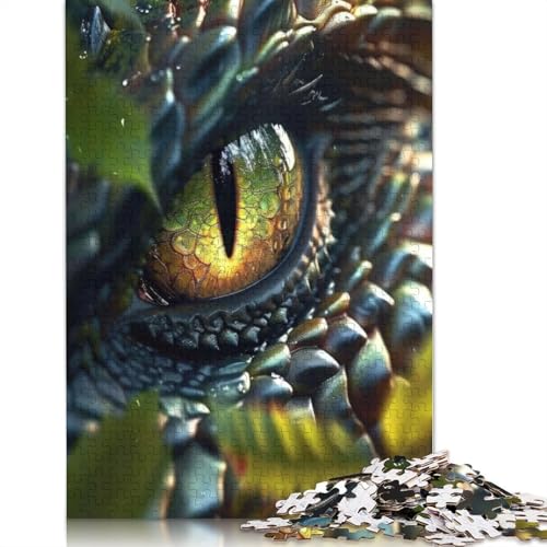 Snake Eye Puzzles für Erwachsene ab 18 Jahren, Upe Lernspiele, Puzzle für Erwachsene und Kinder, 520 Teile (52 x 38 cm) von QBIREX