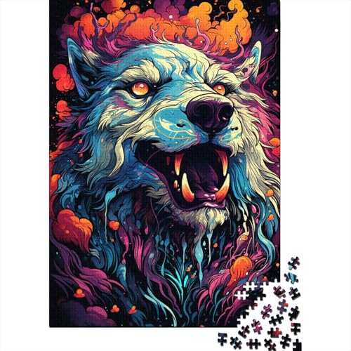 Space Beast Puzzle, präzises, ineinandergreifendes Papier-Rechteckpuzzle für Jungen oder Mädchen, 1000 Teile (75 x 50 cm) von QBIREX