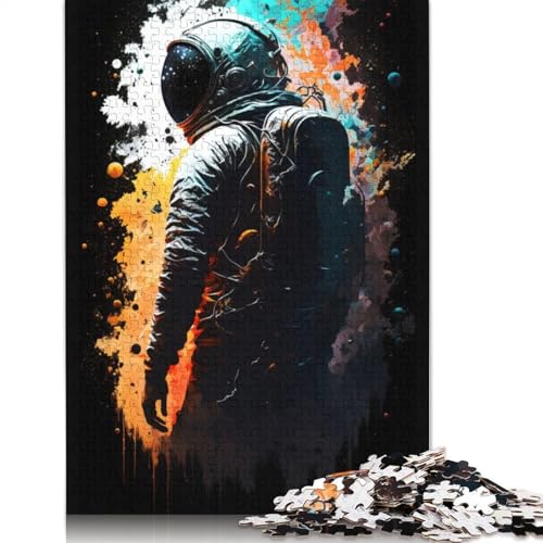 Splatter-Astronomie-Puzzle für Erwachsene, 1000 Teile, kreative Spiele, Puzzle, Geschenke für Männer, für Frauen, Männer, 1000 Teile (75 x 50 cm) von QBIREX