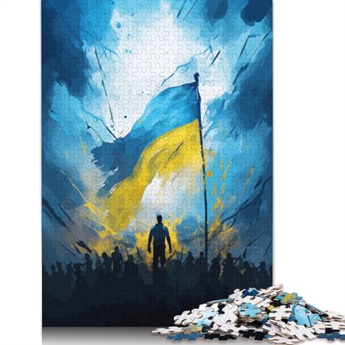 Stand Tall Puzzle, kreative Spiele, 100% recycelter Karton, Puzzle für Erwachsene, 1000 Teile (26 x 38 cm) von QBIREX