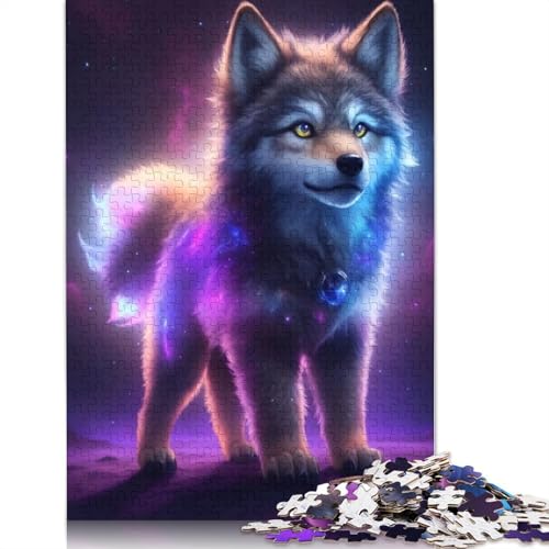 Süßes, Flauschiges Puzzle mit kleinem Bären, schwieriges rechteckiges Puzzle aus Hartpapier für Erwachsene und Kinder, einzigartiges Geschenk, 1000 Teile (75 x 50 cm) von QBIREX