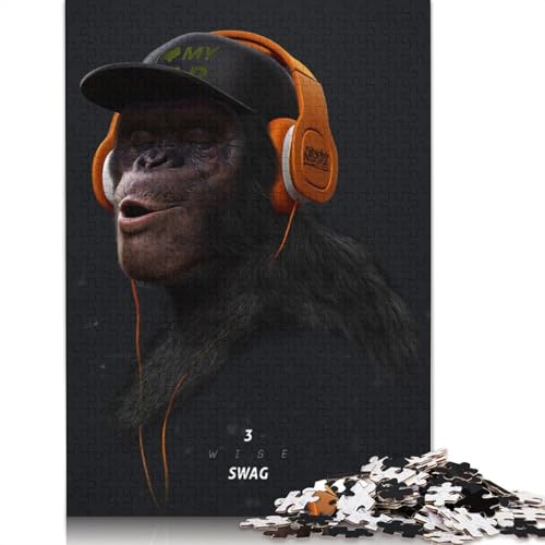 Swag Kikazaru Puzzle für Erwachsene, kreative Spiele, Puzzle-Geschenk für Jungen oder Mädchen, 1500 Teile (85 x 57 cm) von QBIREX