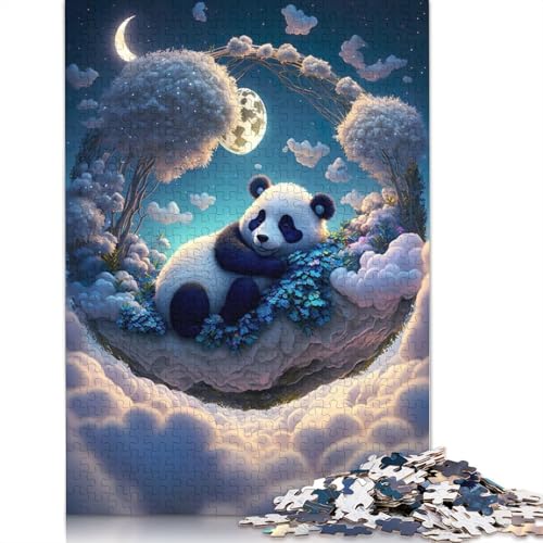 The Mystic Panda Puzzles für Erwachsene, 1000-teiliges Puzzle für Teenager, Lernspiel, Herausforderungsspielzeug, 1000 Teile (75 x 50 cm) von QBIREX