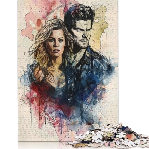 The Originals Puzzles 1000 Teile Holzpuzzles Puzzle für Erwachsene und Jugendliche für Erwachsene und Jugendliche ab 12 Jahren 1000 Teile (75 x 50 cm) von QBIREX