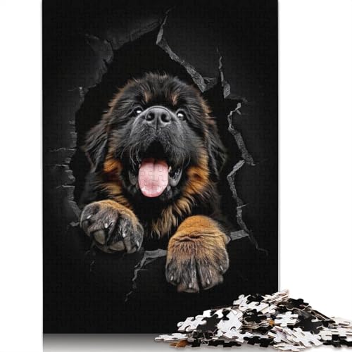 Tibetan Mastiff Puzzles 520 Teile Schwer Puzzle Spielzeug Lernspiel Impossible Herausforderungsspielzeug Für Erwachsene Und Kinder Ab 14 Jahren 520pcs (52x38cm) von QBIREX