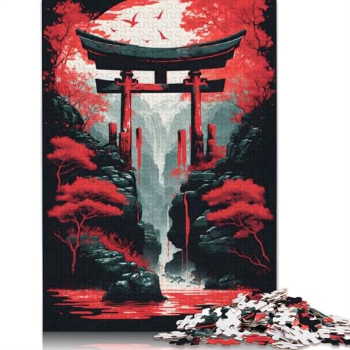 Torii Gate 4, 1500-teiliges Puzzle, Lernspiele, Puzzles für Erwachsene, für Frauen, für Kinder ab 12 Jahren, 1500 Teile (85 x 57 cm) von QBIREX