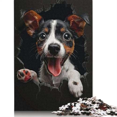 Tox Fox Puzzle 1000 Teile Schwer Puzzle Spielzeug Lernspiel Impossible Herausforderung Spielzeug Für Erwachsene Und Kinder in Bewährter 1000pcs (75x50cm) von QBIREX