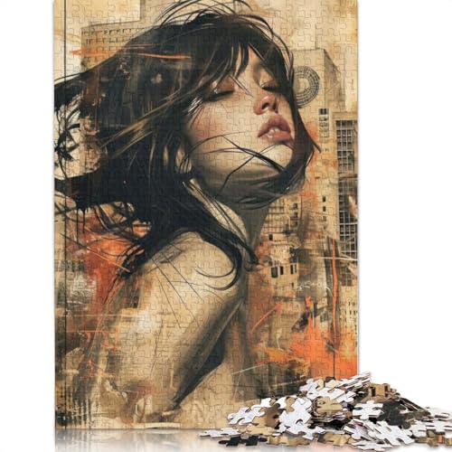 Urban Whispers Puzzle, kreative Spiele, 100% recycelter Karton, Puzzle für Erwachsene, 1000 Teile (75 x 50 cm) von QBIREX
