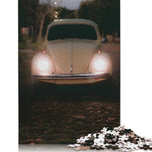 VW Käfer-Puzzle, einzigartige Heimdekoration, Premium-Karton-Puzzle für Erwachsene und Teenager, einzigartiges Geschenk, 1000 Teile (38 x 26 cm) von QBIREX